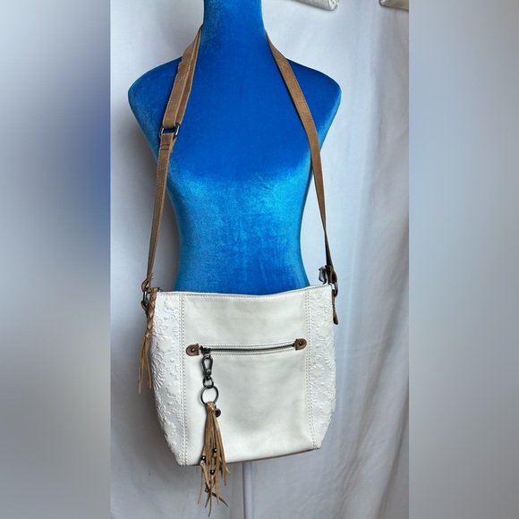 Gorgeous Stone / Cream Crossbody Bag by The Sak - Picture 10 of 15